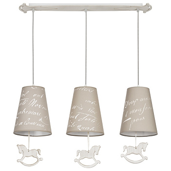 Детская подвесная люстра Pony 6380