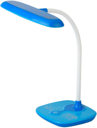 Интерьерная настольная лампа светодиодная для детской с диммером и выключателем NLED-432-6W-BU