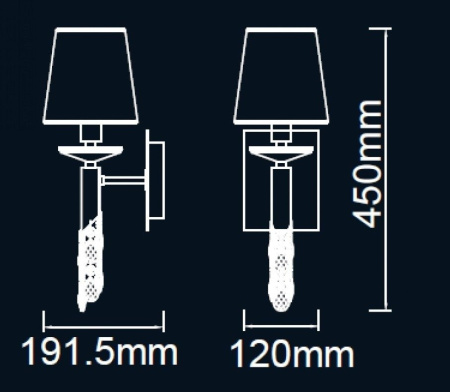 картинка Бра Tiffany Cuero 3884 от магазина BTSvet