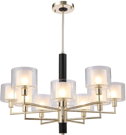 картинка Потолочная люстра на штанге MAESTRO SP-PL5+5 GOLD от магазина BTSvet