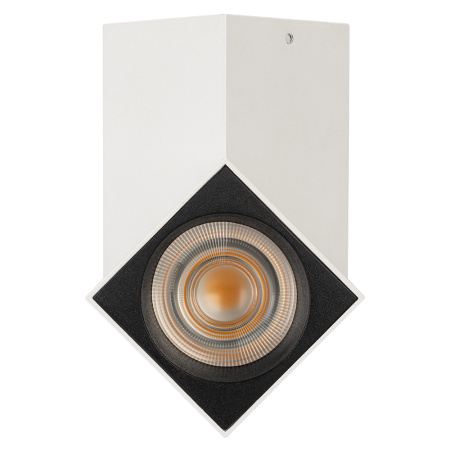 картинка LED спот SP-TWIST-SURFACE-S60x60-12W Warm3000 (WH-BK, 30 deg) (Arlight, IP40 Металл, 3 года) 026467 от магазина BTSvet