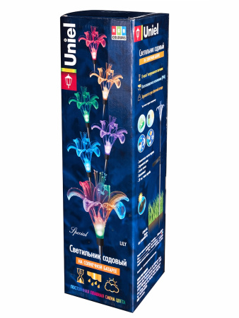 картинка Грунтовый светильник светодиодный на солнечных батареях USL-S-104/MT810 Lily IP44 от магазина BTSvet