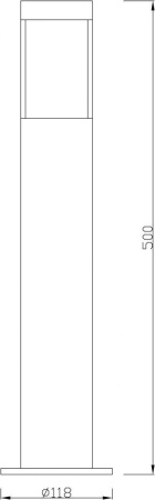 картинка Наземный светильник Porrima 733012 от магазина BTSvet