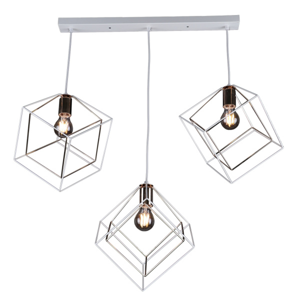 Подвесной светильник MD.0830-3-P WH+FGD