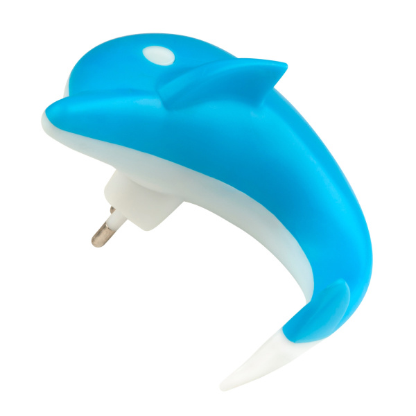 Ночник светодиодный для детской DTL-301-Дельфин/Blue/4LED/0,5W