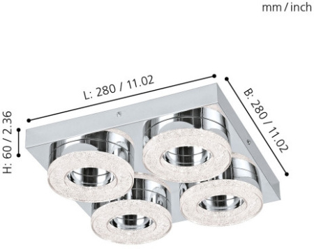 картинка Потолочный светильник Fradelo 95664 от магазина BTSvet