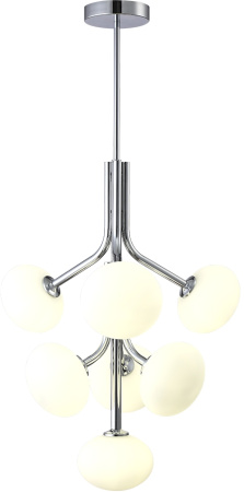картинка Потолочная люстра на штанге Alicia SP7 Chrome/White от магазина BTSvet
