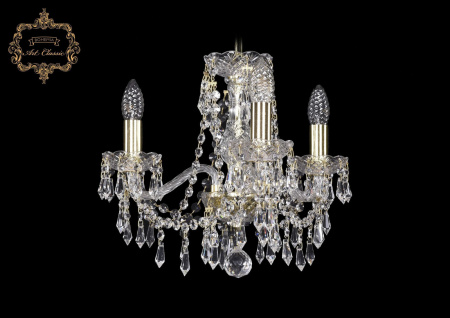 Хрустальная подвесная люстра 11.23.3.141.Gd.Dr