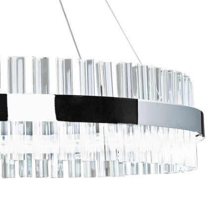 картинка Подвесная люстра хрустальная светодиодная с пультом и управлением смартфоном регулировка цветовой температуры и яркости ночной режим и таймер INNOVATION STYLE 83014 от магазина BTSvet