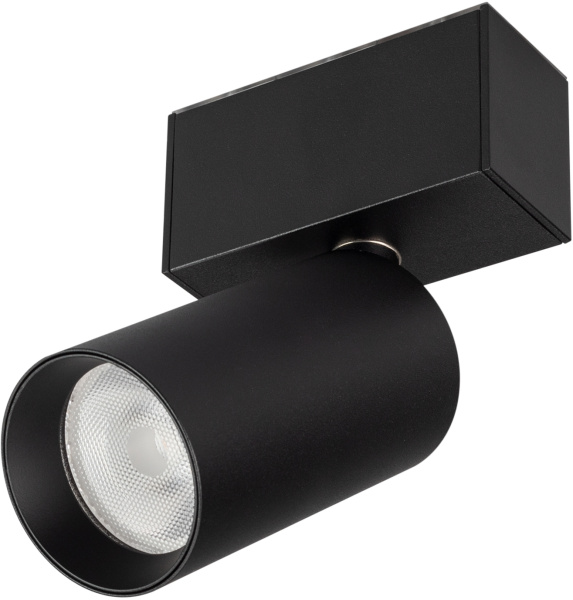 Трековый светильник светодиодный MAG-SPOT-ROTATE-45-R50-7W Warm3000 (BK, 24 deg, 24V) (Arlight, IP20 Металл, 3 года) 032651