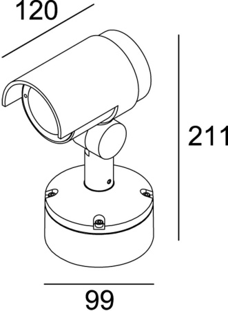 картинка Прожектор уличный Keid 731098 от магазина BTSvet