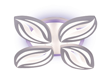 Потолочная люстра светодиодная с пультом, регулировкой яркости, цветовой температуры и ночным режимом Acrylica FA507