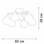 картинка Потолочная люстра V4324-0/6PL от магазина BTSvet