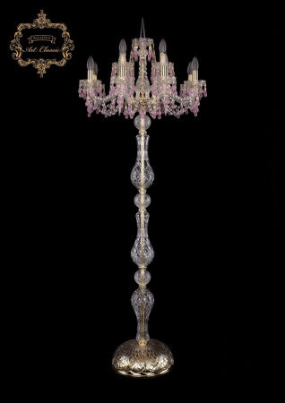 Хрустальный торшер 13.24.8+4.200.h-165.Gd.V7010