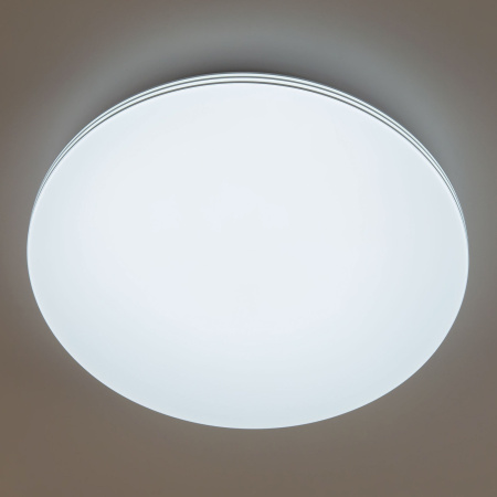 картинка Потолочный светильник светодиодный с пультом, регулировкой цветовой температуры и яркости, ночным режимом Симпла CL714480G RGB от магазина BTSvet