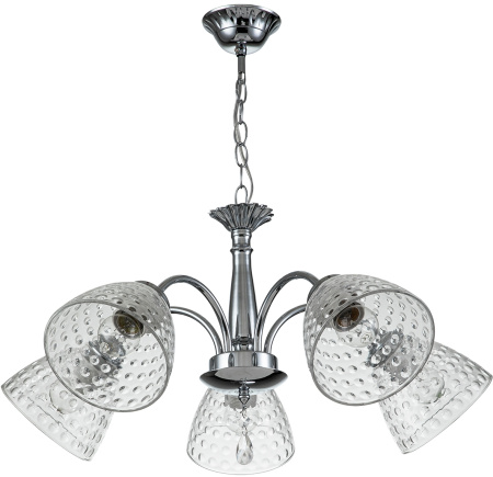 картинка Подвесная люстра Freesia 658/5PL E27*40W Chrome от магазина BTSvet