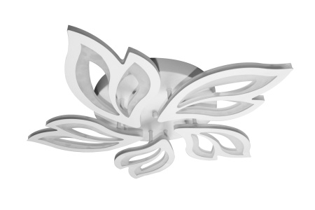 картинка Потолочная люстра светодиодная с пультом и управлением смартфоном регулировка цветовой температуры и яркости ночной режим таймер HIGH-TECH LED LAMPS 82006 от магазина BTSvet