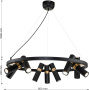 картинка Подвесная люстра светодиодная Light point 2997-9P от магазина BTSvet