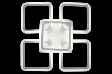 картинка Потолочная люстра светодиодная с пультом и управлением смартфоном регулировкой цветовой температуры и яркости ночным режимом и таймером HIGH-TECH LED LAMPS 82022 от магазина BTSvet