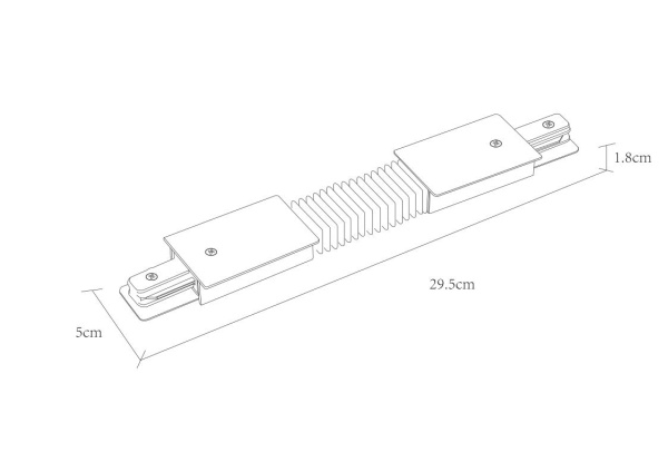 картинка Соединитель гибкий Track Accessories A150106 от магазина BTSvet