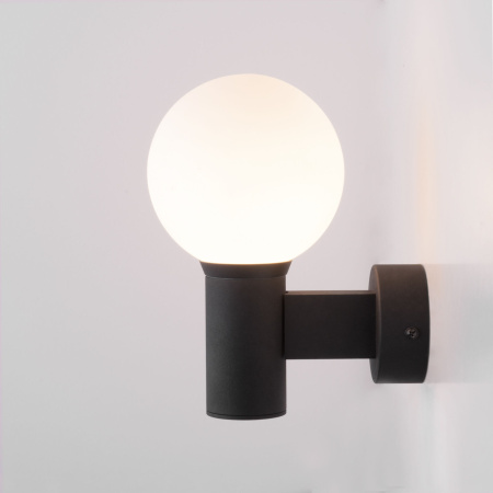 картинка Уличный настенный светильник Sfera D 35126/D черный от магазина BTSvet