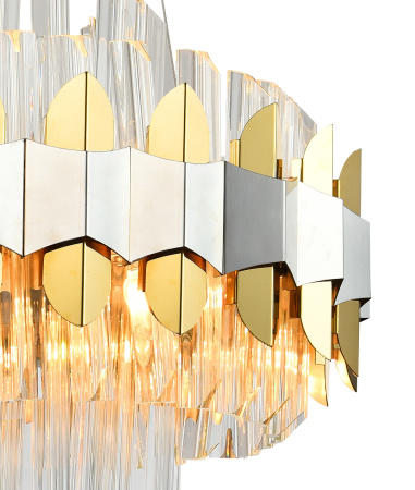 картинка Подвесная люстра хрустальная SKALA 81435/8C BRASS SILVER от магазина BTSvet