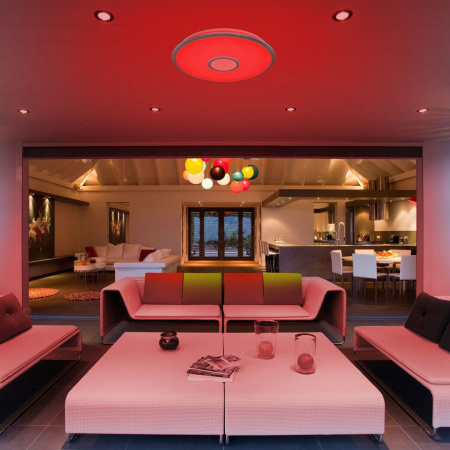 картинка Потолочная люстра светодиодная с пультом и управлением смартфоном Старлайт CL703A31G RGB от магазина BTSvet