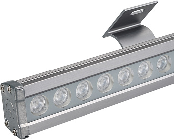 Светодиодный прожектор AR-LINE-1000L-36W-24V RGB (Grey, 30 deg, DMX512) (Arlight, Закрытый) 023633