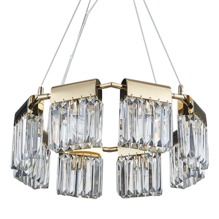 Подвесная люстра хрустальная 4208/C gold