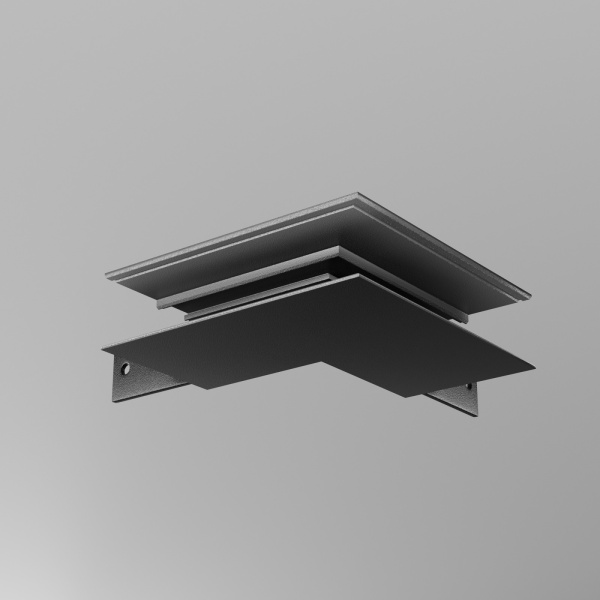 картинка Соединитель угловой внешний для накладного магнитного шинопровода Accessories for Exility TRA034OCL-41B от магазина BTSvet