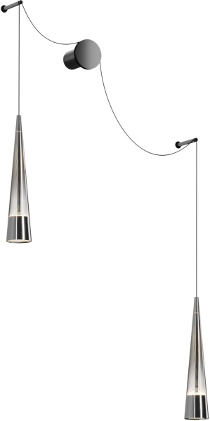 картинка Настенный светильник Sintesi P090WL-L24CH3K от магазина BTSvet