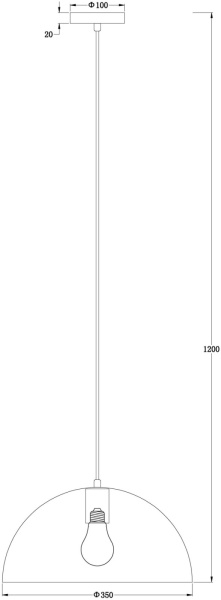 картинка Подвесной светильник Eleon FR5218PL-01BS от магазина BTSvet