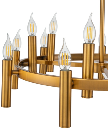 картинка Потолочная люстра на штанге Leonardo 2156/05/15P от магазина BTSvet