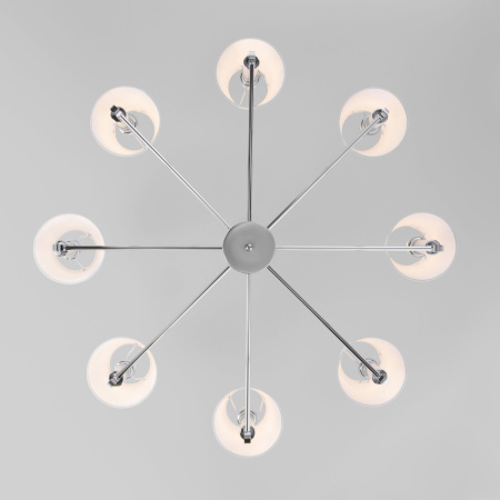 картинка Потолочная люстра на штанге Eurosvet Conso 60145/8 хром от магазина BTSvet