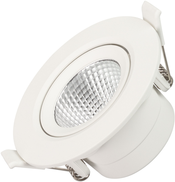 Светильник встраиваемый LED LTD-POLAR-TURN-R90-7W Day4000 (WH, 36 deg, 230V) (Arlight, IP20 Пластик, 3 года) 032860