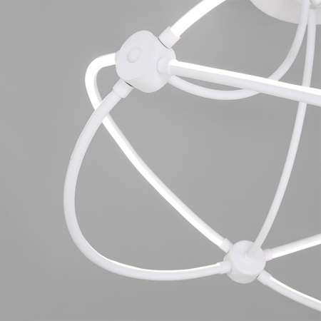 картинка Потолочная люстра светодиодная с пультом регулировкой цветовой температуры и яркости Petto 90246/6 от магазина BTSvet