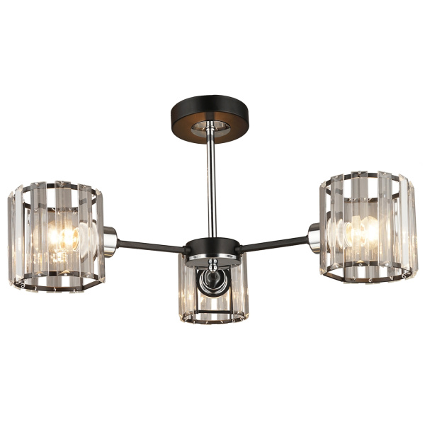 Потолочная люстра MD.4057-3-S BK+CH