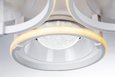 картинка Потолочная люстра светодиодная с пультом регулировкой яркости и цветовой температуры Led 10209/6LED от магазина BTSvet