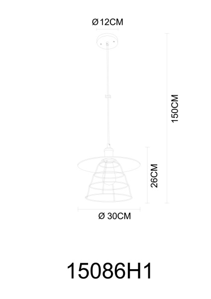 картинка Подвесной светильник 15086H1 от магазина BTSvet