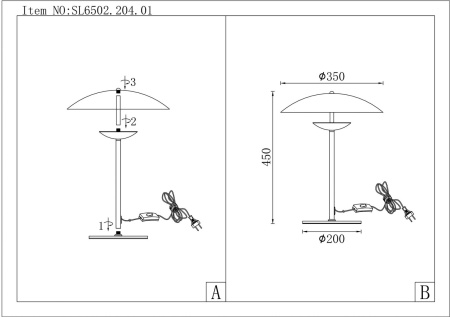 картинка Настольная лампа ST Luce Armonico SL6502.204.01 от магазина BTSvet