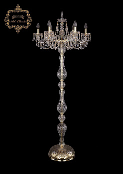 Хрустальный торшер 13.23.6.200.h-160.Gd.Dr