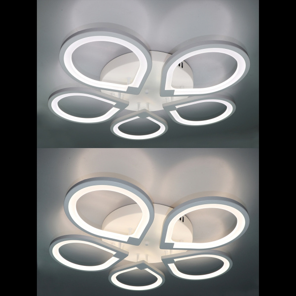 картинка Потолочная люстра светодиодная с пультом и управлением со смартфона регулировкой яркости и цветовой температуры ночной режим таймер INNOVATION STYLE 83042 от магазина BTSvet