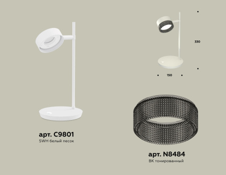 картинка Интерьерная настольная лампа с выключателем Ambrella TRADITIONAL XB9801250 от магазина BTSvet