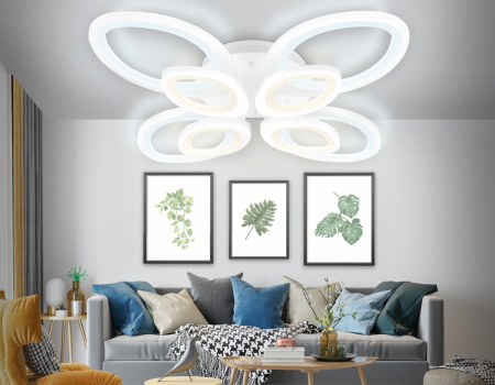 картинка Потолочная люстра светодиодная с пультом ACRYLICA FA4493 от магазина BTSvet