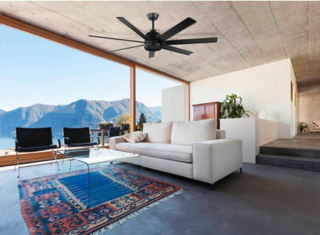 картинка Потолочная люстра с вентилятором и пультом Azar 60 35019 от магазина BTSvet