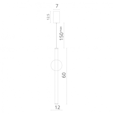 картинка Подвесной светильник светодиодный Cliff 1125/01 SP-16 от магазина BTSvet