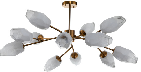 картинка Люстра потолочная на штанге Boccio V000005 (13003/12C Brass) от магазина BTSvet