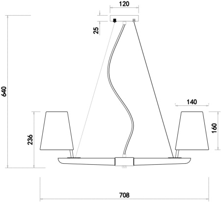 картинка Подвесная люстра Arellano FR8019PL-06W от магазина BTSvet