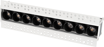 Светильник встраиваемый LED MS-ORIENT-BUILT-TRIMLESS-TC-S38x277-20W Day4000 (WH-BK, 30 deg, 230V) (Arlight, IP20 Металл, 5 лет) 032226
