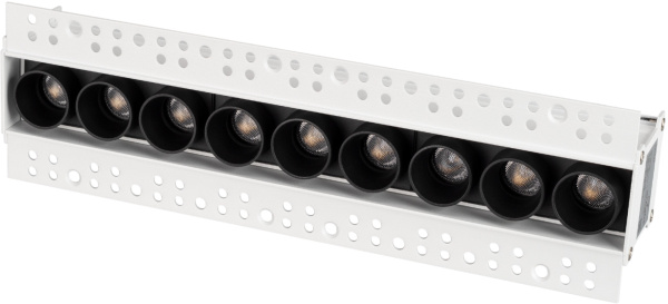 Светильник встраиваемый LED MS-ORIENT-BUILT-TRIMLESS-TC-S38x277-20W Day4000 (WH-BK, 30 deg, 230V) (Arlight, IP20 Металл, 5 лет) 032226